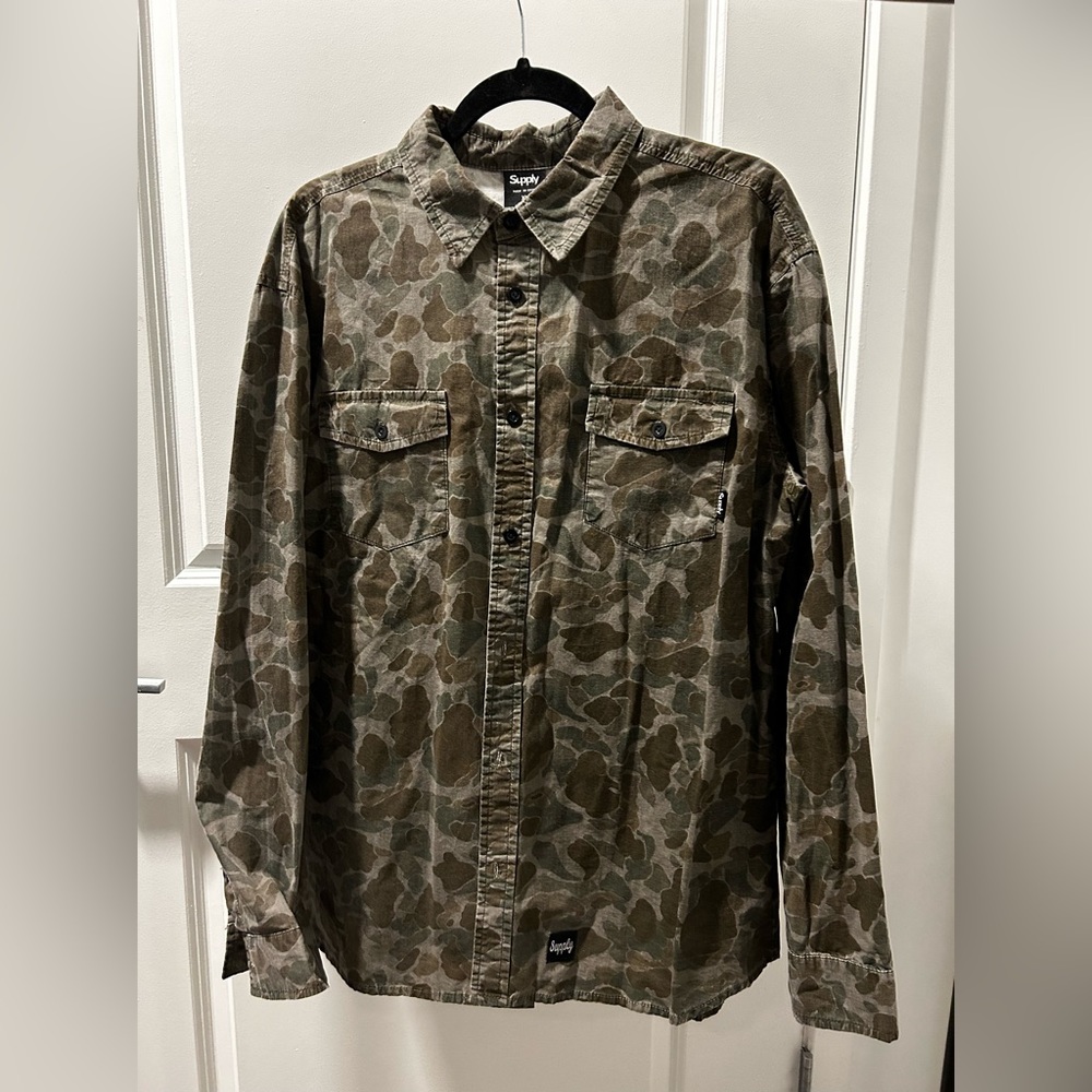 Vamo wash dress shirt casual